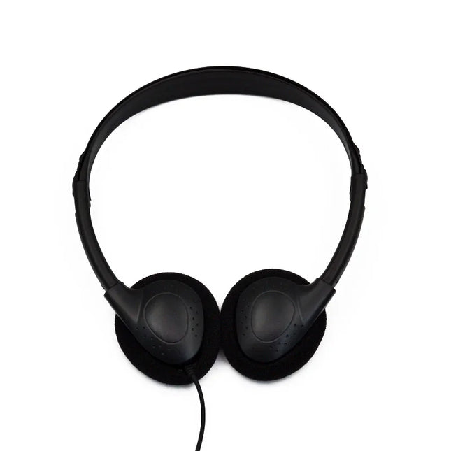Head-mounted Computer Headset No Microphone Gaming Headset Noise Canceling Sports MP3 Earphone Wired Stereo Headset Universal