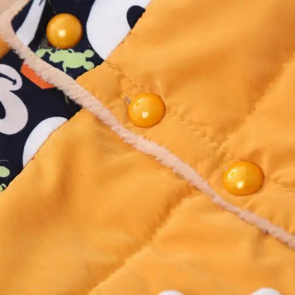 Winter Thick Jacket For Girls Boys Coats Christmas Casual Jacket Baby Kids Warm Coat 1 2 3 4 Yrs Children Hooded Outwear