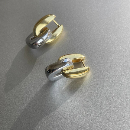 Gold Color Earrings Exaggerate Style Fashion Personalized Jewelry Exquisite Holiday Gifts Celebrity Same