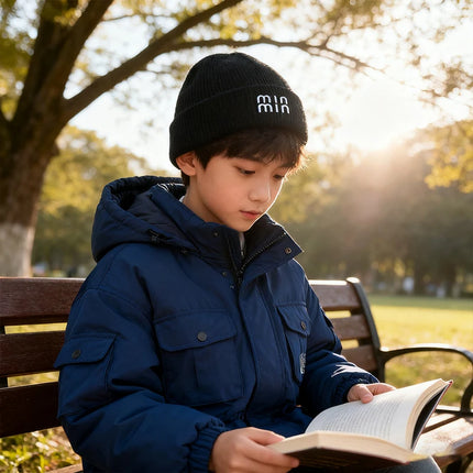 Winter Hats For Women Luxury Rhinestone Letters Fashion Cap Warm Hat Real Rabbit Fur Wool Skullies Beanies Knit Hats for Men