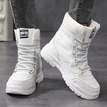 New winter women's boots: waterproof snow boots with cotton, warm, fashionable and comfortable cotton shoes for women