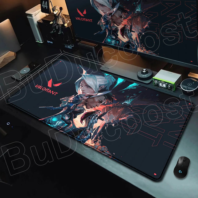 HD XXL MousePad Valorant Gaming Mouse Pad Large Home Desk Mats Keyboard Natural Rubber Non-slip Soft Office Carpet Mat Accessory