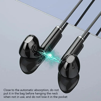 Wireless Neckband Bluetooth Earphones High Sound Quality Stereo Battery Display HD Voice Call Sports Headphones New Product 2025