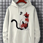White Red Collar Cat / S