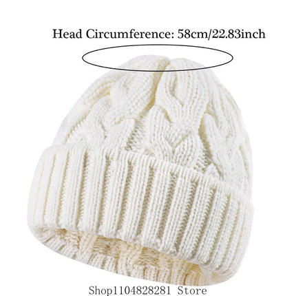 Winter Women Hat 2025 New Autumn Handmade Female Warm Cap Knitted Beanie Girl Hats Woman Bonnet Femme Chunky Thick Stretchy Hats