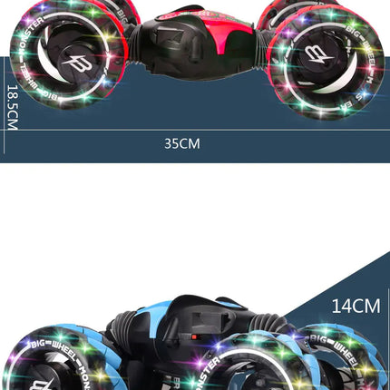 ZWN 1:12 4WD RC Car Radio Gesture Induction Music Light Stunt Remote Control Car off-Road Control  Boys Toys for Children Gifts