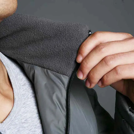 Winter Outdoor Jackets Men Parkas Warm Lightweight Tactics Causal Jacket Heat Reflective Windproof Hiking Coat Windbreaker