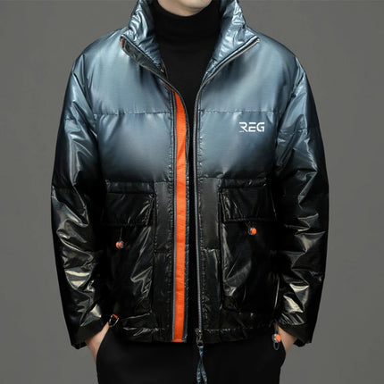 High Quality Fashionable Cool Warm Winter Outdoor Jacket with Feather Jacket Comfortable and Versatile Bright and Breathable