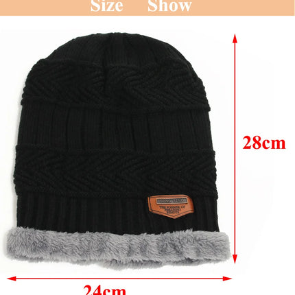 Winter Hats For Men Skullies Beanie Hat Winter Cap Men Women Wool Scarf Caps Balaclava Mask Bonnet Knitted Hat Gorras