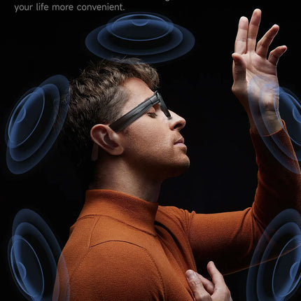 New AI Smart Glasses 800W Camera WIFI+Bluetooth Real-time Transmission Sunglasses Touch Control Video Record Glasses For XIAOMI