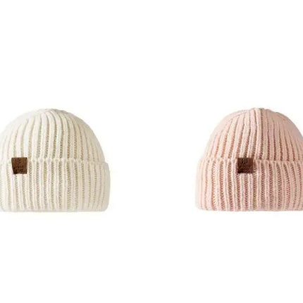 Winter Hats For Men Thickened Knitted Beanie Ear Protection Solid Color Cold Hat Keep Warm Baggy Cap Male Korean Elastic New