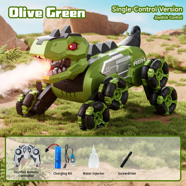 Y12 Dinosaur 8WD RC stunt car 2.4G Off-Road remote control car with spray/light RC Drift Monster Truck Electric Children Toys