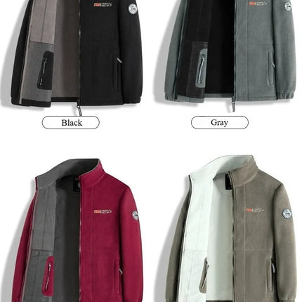 Men Winter Jacket New Arrival Polar Fleece Outwear Thick Fleece Lined Outdoor Man Autumn Jacket Coat