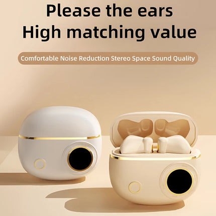 TWS Wireless Bluetooth Headset LED Dislpaly Binaural Waterproof Noise Reduction Earphone Sports Stereo Noise Canceling Headphone