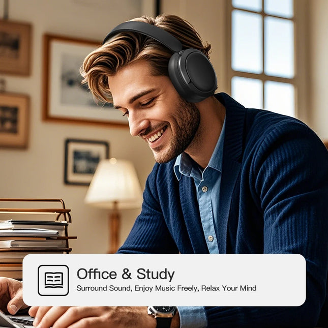 EOENKK Chioce Original SY-T8 Wireless Headphones Bluetooth 5.4 20h Long Battery Life Noise Reduction Gaming Headset With Mic