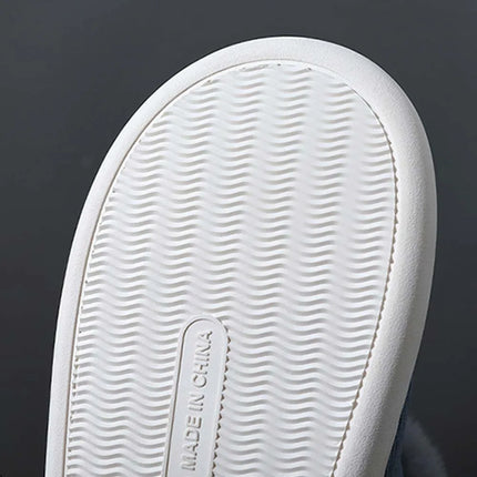 BASATU Winter Women Shoes Casual House Shoes For Men Outdoor Warm Cotton Shoes For Male Indoor Female Plush Snow Boots