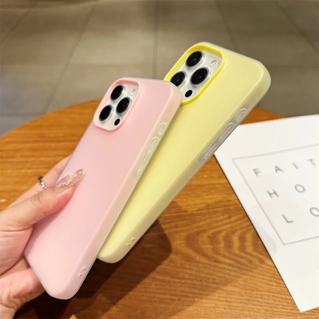 2in1 Matte TPU Case For iPhone 17 Cover PC + Silicone Shockproof Photo Holder Cover