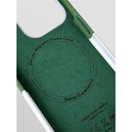 Card Holder Pocket MagSafe Leather Case Compatible with iPhone 17 Wireless Charging Protective Case