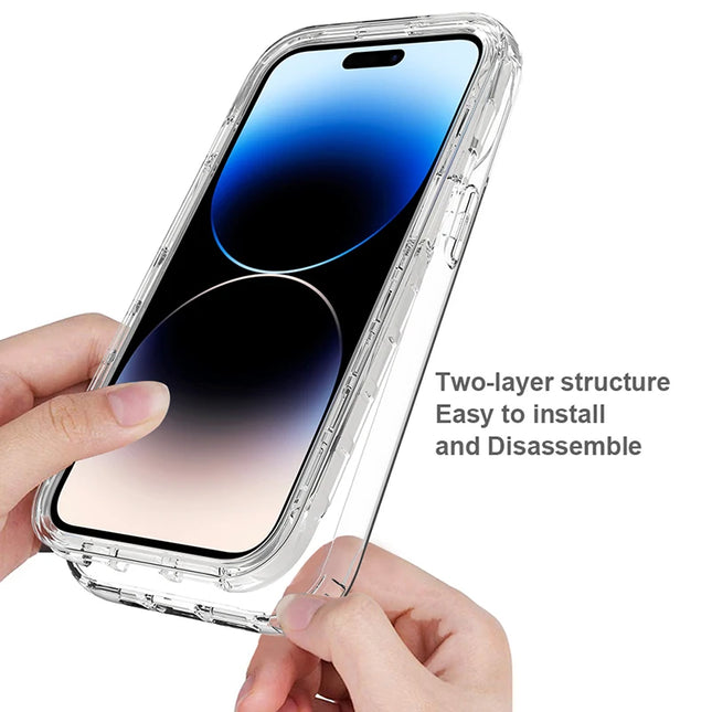 Full Protection Transparent Clear Phone Case for iPhone 17  Soft Shockproof Back Cover