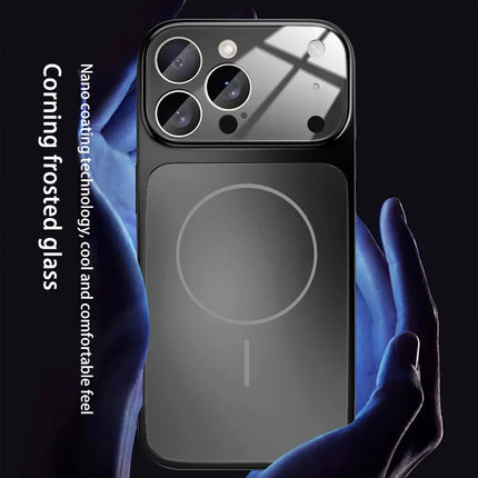 Original Glass Nano Matte Case For iPhone 17 Magnetic For Magsafe Wireless Charging Anti-Drop Phone Case
