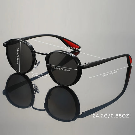 Fashionable Sunglasses for hiking use，fishing and travel - Durable Zinc Alloy Fram with polycarbonate lens