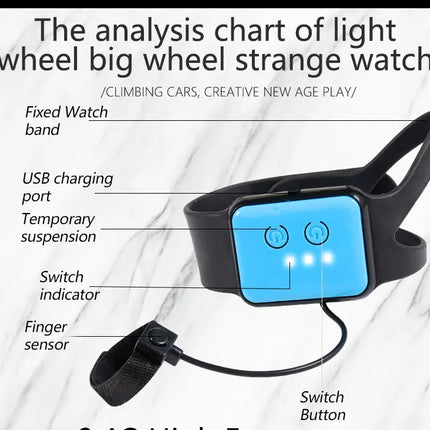 ZWN 1:12 4WD RC Car Radio Gesture Induction Music Light Stunt Remote Control Car off-Road Control  Boys Toys for Children Gifts