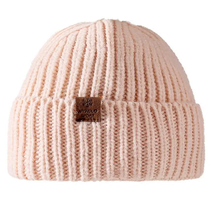 Winter Hats For Men Thickened Knitted Beanie Ear Protection Solid Color Cold Hat Keep Warm Baggy Cap Male Korean Elastic New