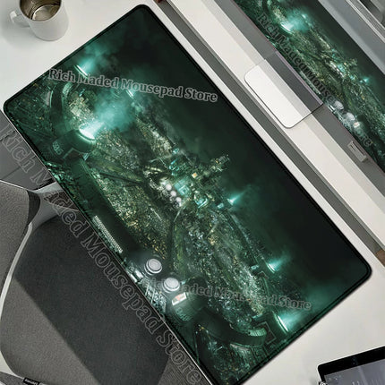 90x40 FINAL FANTASY VII Lockhart Large Mousepad Xxl Gaming Accessories Gamer Keyboard Desk Mat PC Accessories E-Sports Mouse Pad