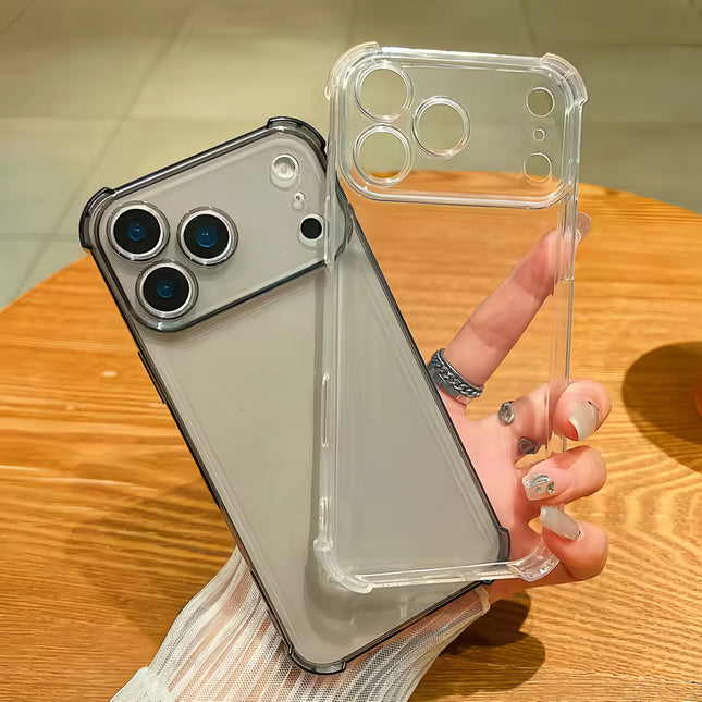 Silicone TPU Phone Case For iPhone 17 Clear Shockproof Anti Fall Cases Slim Back Cover