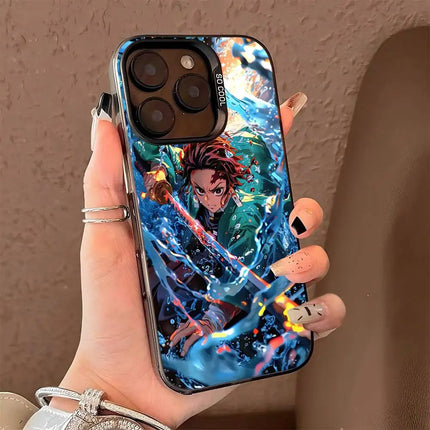 Demon Slayer Eyes Phone Case For iPhone 17   Matte Shockproof Back Anti Fall Matte Cover