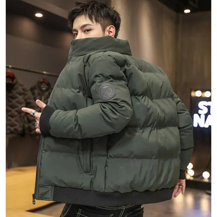 Winter Man Jackets Cotton-padded Parkas Puffer Jacket Men Warm Coats Thick Fashion Casual Outwear Streetwear Men's Clothing Top