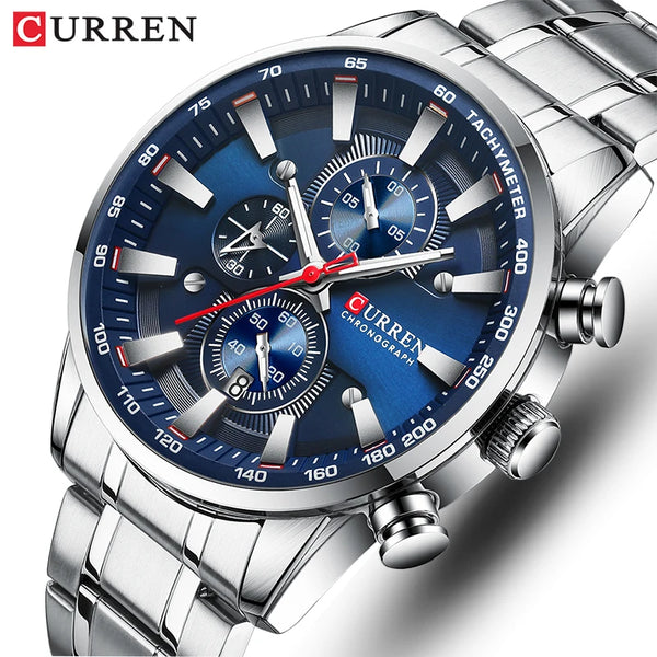 Top Luxury Brand CURREN Quartz Men’s Watch Sport Waterproof