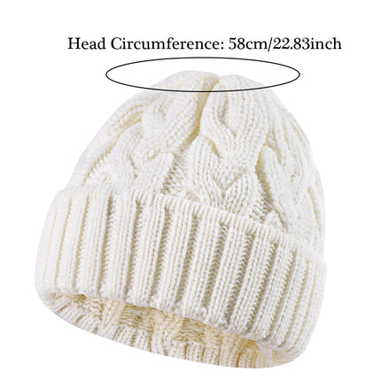 Winter Women Hat 2025 New Autumn Handmade Female Warm Cap Knitted Beanie Girl Hats Woman Bonnet Femme Chunky Thick Stretchy Hats