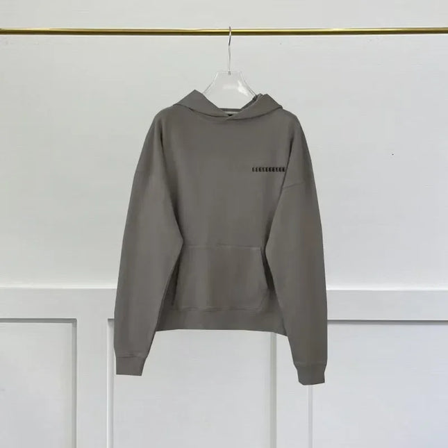 Season 7 Double Line Front and Back Double Row Flocking Letter Hoodies Classic High Street Men's Hoodie Loose Casual Couple Coat