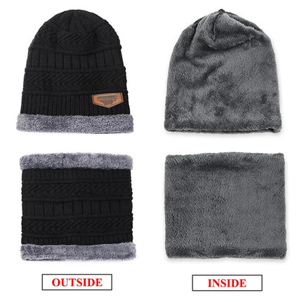 Winter Hats For Men Skullies Beanie Hat Winter Cap Men Women Wool Scarf Caps Balaclava Mask Bonnet Knitted Hat Gorras