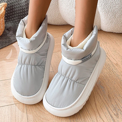 Women's Winter Warm Cotton Padded Shoes Thick Sole Down Waterproof Snow Boots for Women 2024 Non Slip Platform Ankle Botas Mujer