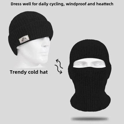 Beanies Men Winter Hat Women Knitted Hats For Men Cap Winter Beanie Caps Gorro Thick Warm Brimless Fur Bonnet Mens