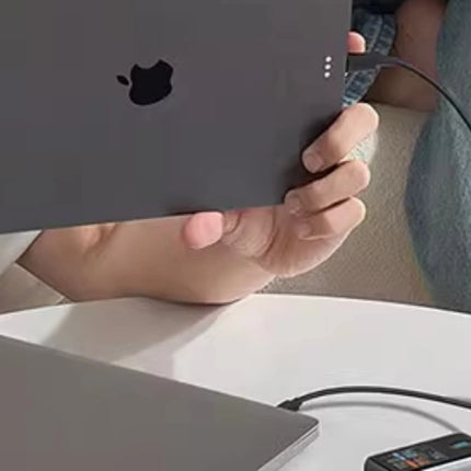 CukTech 10 Ultra GaN Charger 120W MAX Power Adaptor Adaptive Fast Charge Digital Display Mobile Phone Charger Original PD2.0 3.0