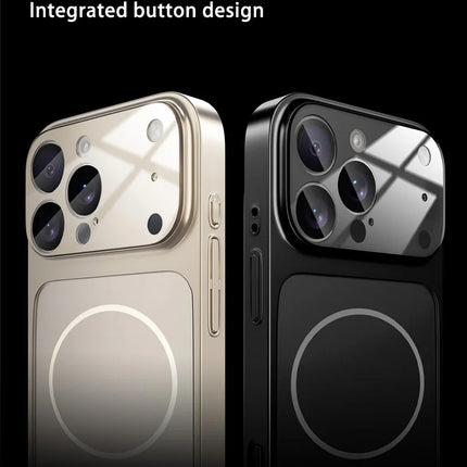Original Glass Nano Matte Case For iPhone 17 Magnetic For Magsafe Wireless Charging Anti-Drop Phone Case
