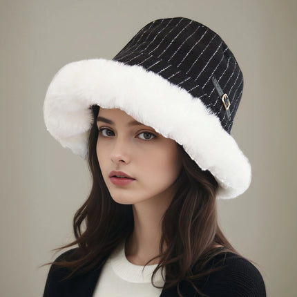 2025 new hat for women in winter plus velvet fisherman hat warm windproof ear protection Lei Feng hat for women in autumn and wi