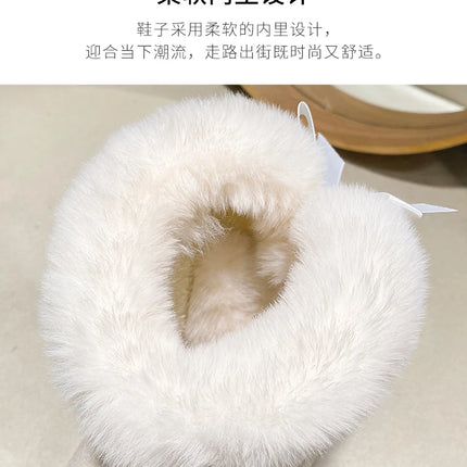 Winter Women Shoes Fashion High Top Cotton Shoes Plush Warm Snow Boots Winter Boots for Women Outdoor Non Slip Platform Boot