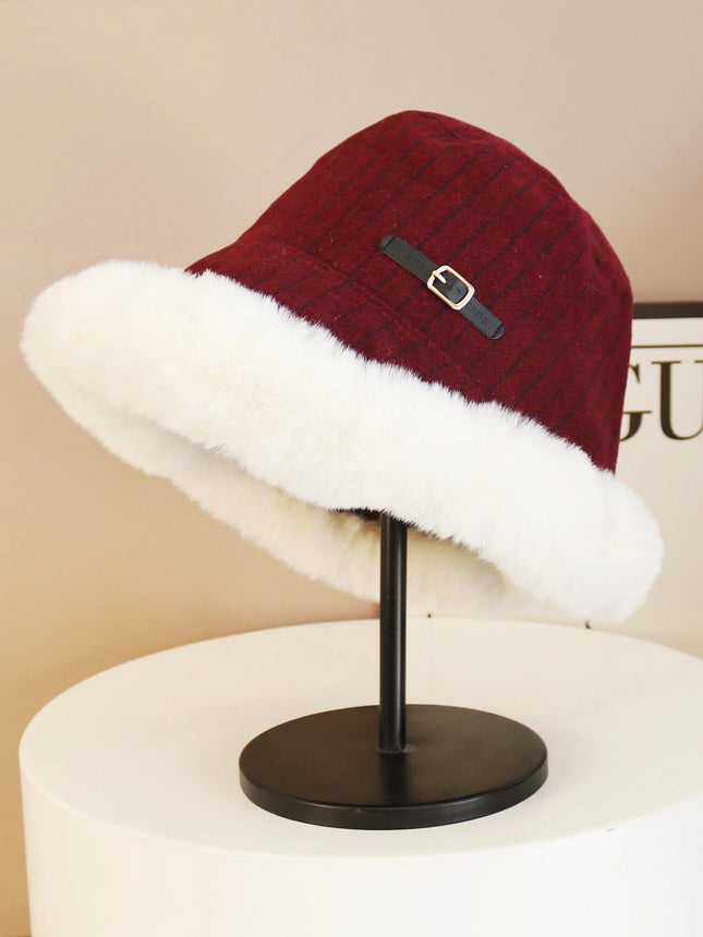 2025 new hat for women in winter plus velvet fisherman hat warm windproof ear protection Lei Feng hat for women in autumn and wi