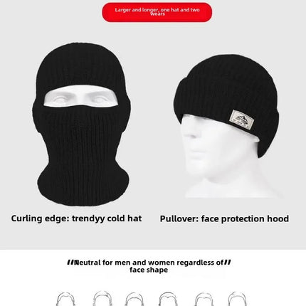 Beanies Men Winter Hat Women Knitted Hats For Men Cap Winter Beanie Caps Gorro Thick Warm Brimless Fur Bonnet Mens