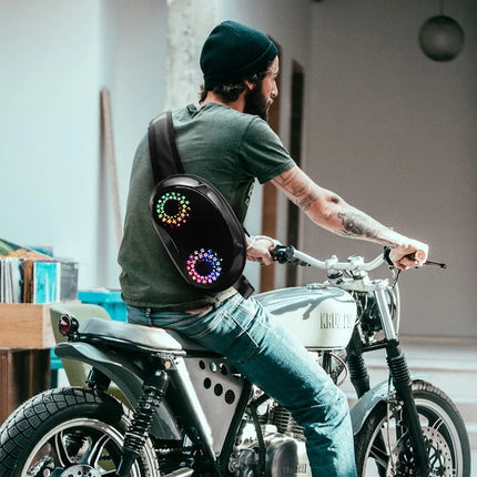 LED Smart Display Chest Bag holiday crossbody bag travel crossbody bag waterproof shoulder bag sports waterproof bag bag travel