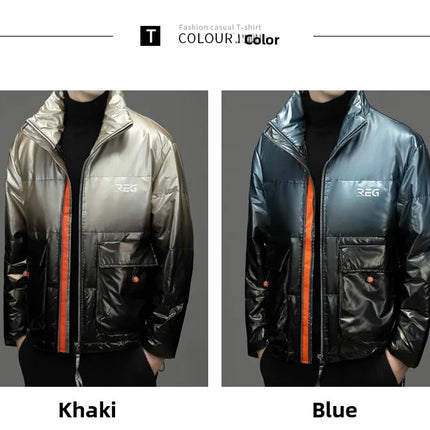 High Quality Fashionable Cool Warm Winter Outdoor Jacket with Feather Jacket Comfortable and Versatile Bright and Breathable