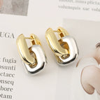 gold silver earrings