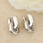 silver earrings