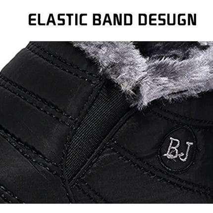 Winter Men Boots Waterproof Snow Boots Warm Fur Casual Men Shoes Antislip Ankel Boots Plush Cotton Shoes