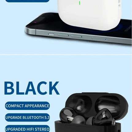 Original Wireless bluetooth headphone noise canceling earphone HIFI stereo headset earbuds bluetooth for xiaomi Huawei Air pods