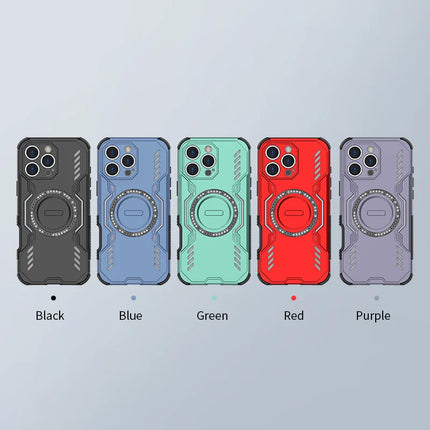 Tough Armor Heat Dissipation Phone Case For iPhone 17  Cover Magnetic Shockproof Shell Cases